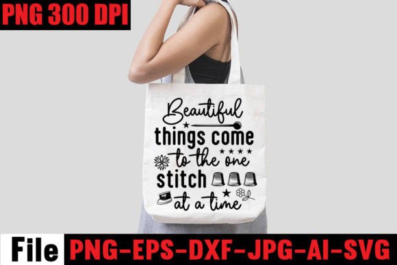 Beautiful Things Come to the One Stitch: Graphics for T-Shirt Designs