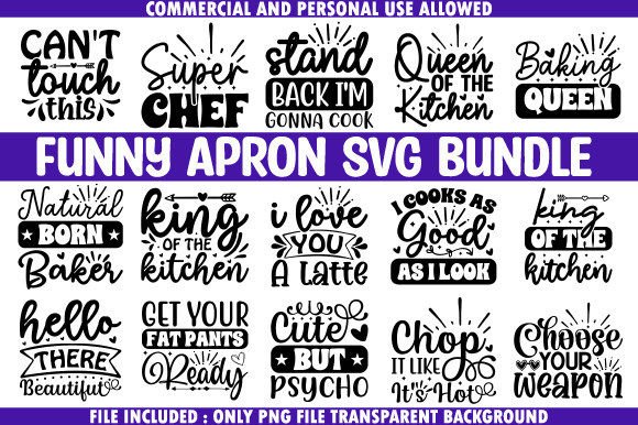 Funny Apron SVG Bundle: Real-World Design Review