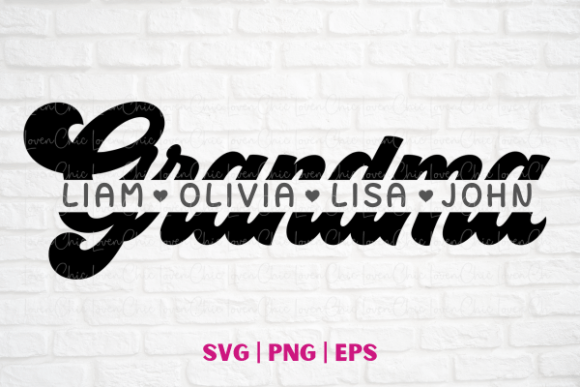 Grandma Monogram - Mother's Day Graphics