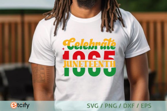 Juneteenth 1865 SVG for Branding and T-Shirt Designs