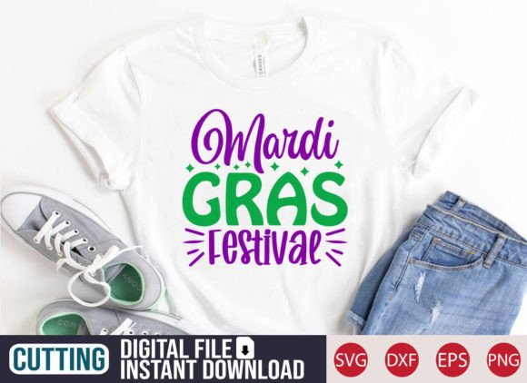 Mardi Grass Festival SVG Craft for Graphics & T-Shirt Designs