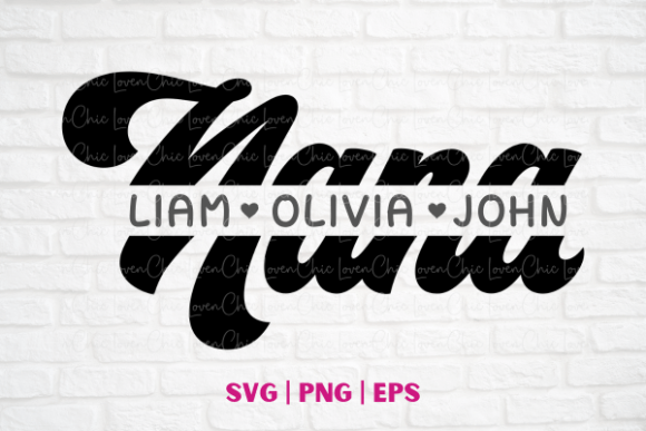 Nana Monogram - Mother's Day Graphics