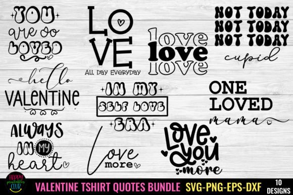 Valentines Day Tshirt SVG Bundle